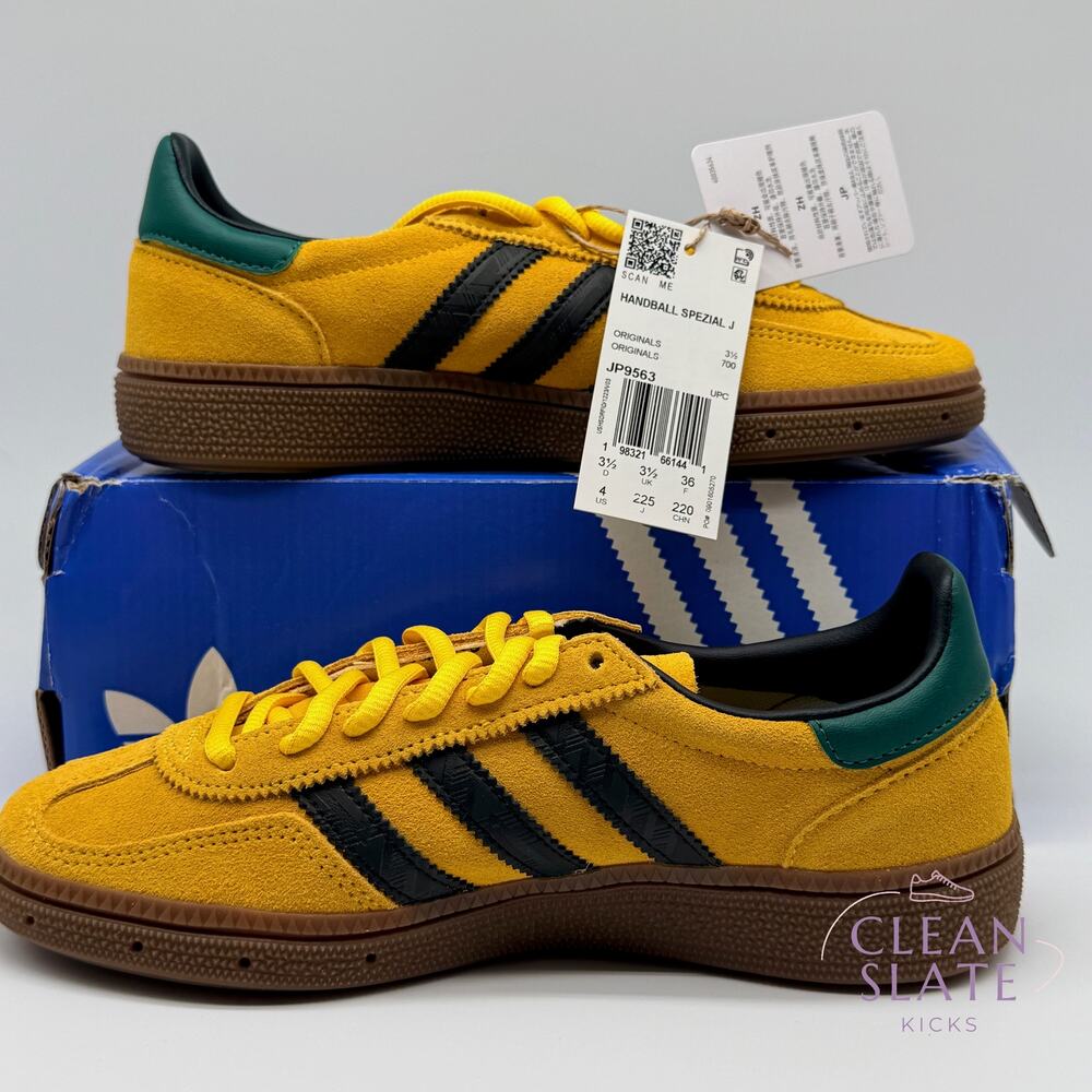 Adidas Handball Spezial J JP9563, Yellow/Black Kids 4 NIB/NWT